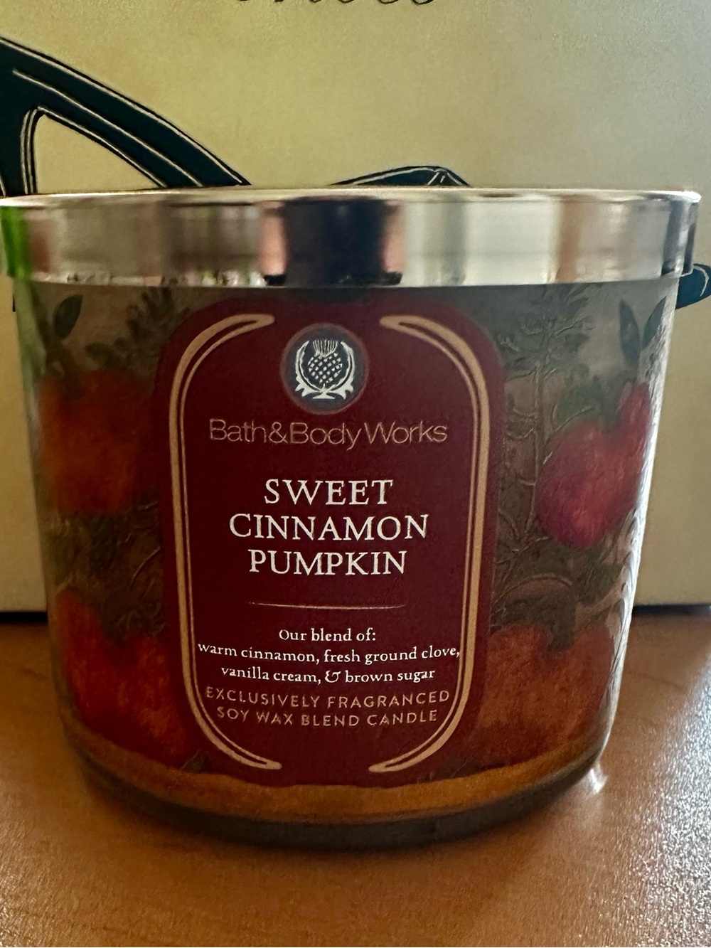 Bath & Body Works Sweet Cinnamon Pumpkin 3-Wick Scented Candle